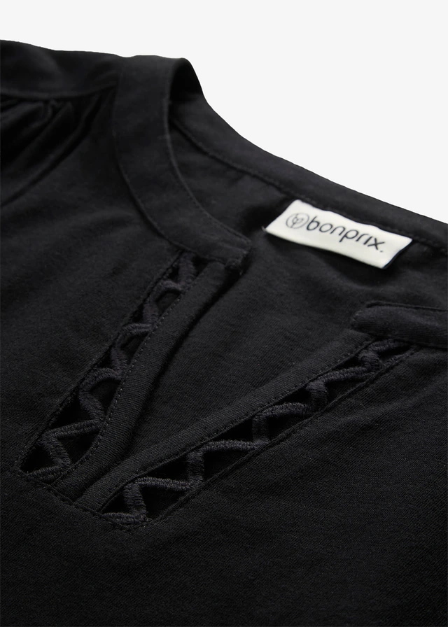 T-shirt à encolure originale • noir • product-page.page-title-suffix