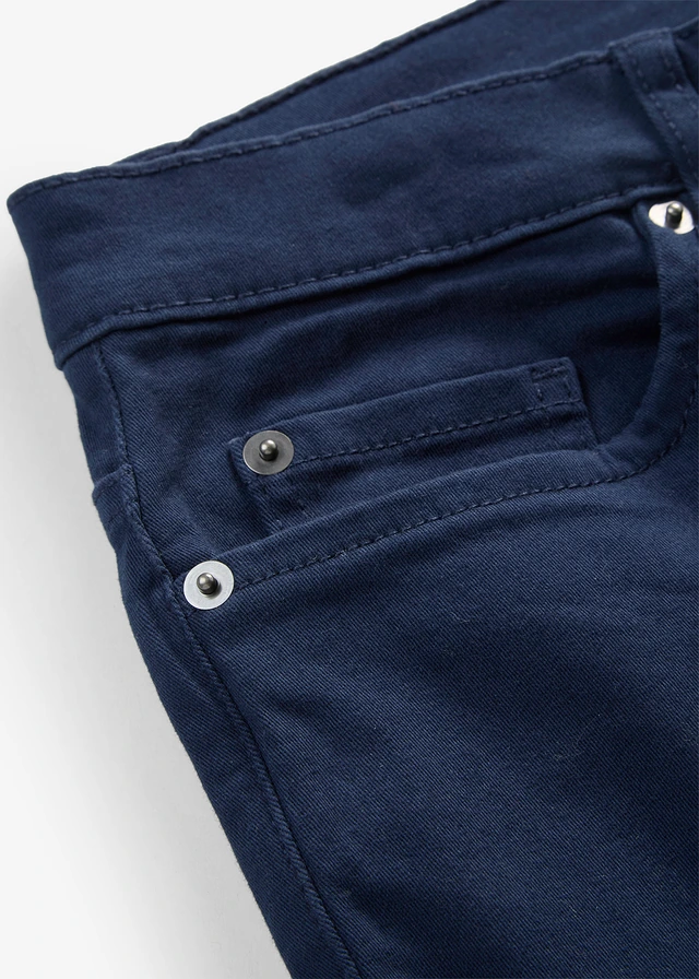 7/8 strečové kalhoty, High Waist • tmavě modrá • bonprix obchod