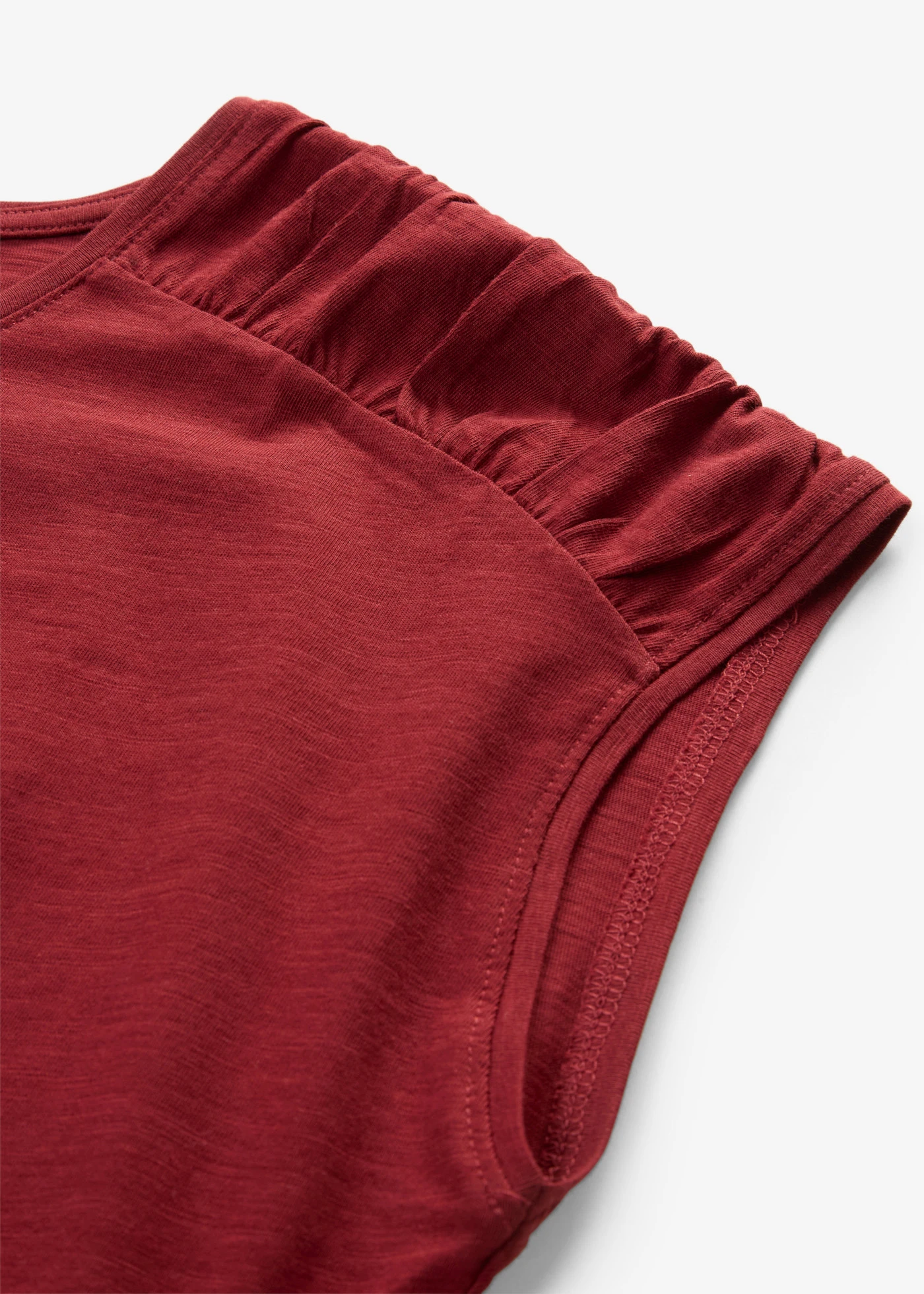 Boxy shirt, korte mouw • kastanjerood • bonprix online shop