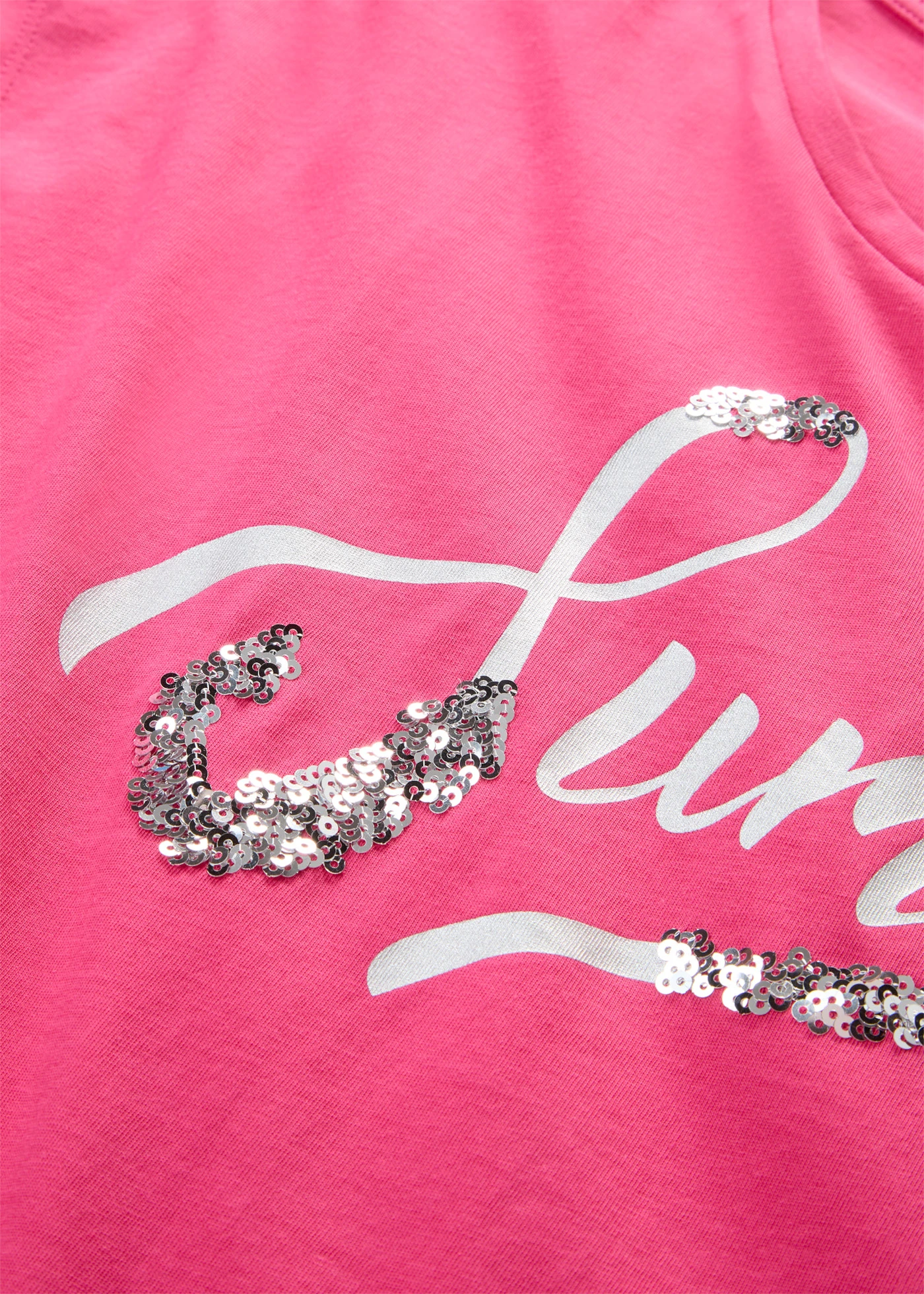 Shirt met pailletten • pinklady-zilver met print • bonprix online shop
