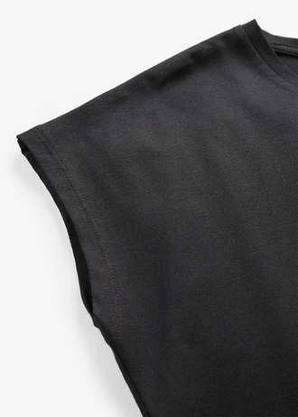 Shirt met pailletten • zwart/zilverkleur • bonprix online shop