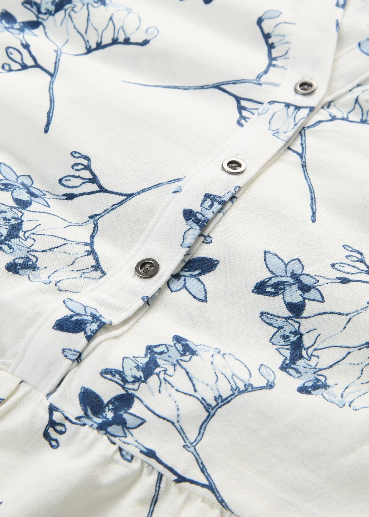 Tunică din jerse • ecru floral • magazin bonprix