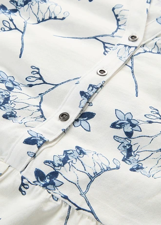 Tunică din jerse • ecru floral • magazin bonprix