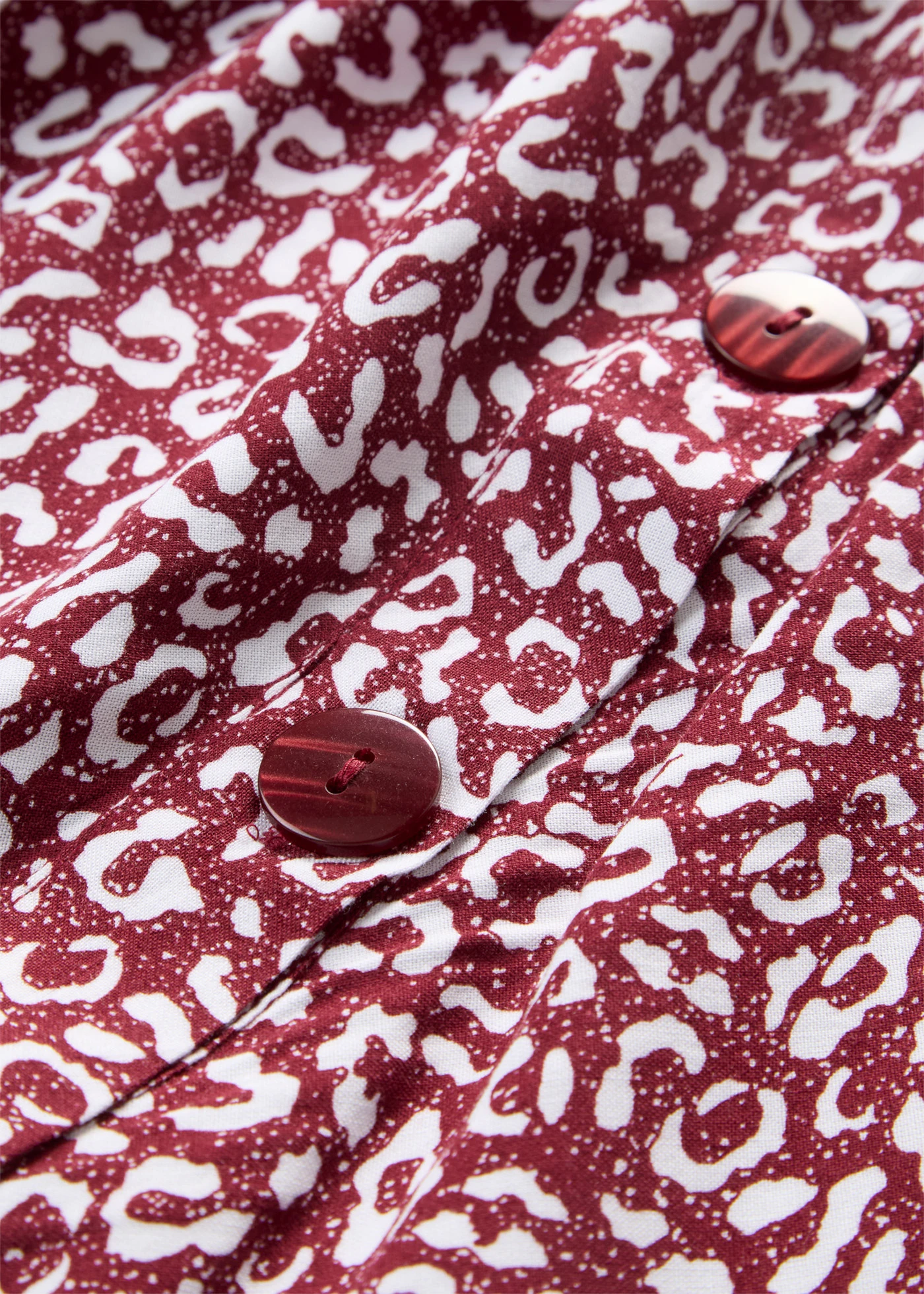 Viscose midi rok met zakken • donkerbessen/wit • bonprix online shop