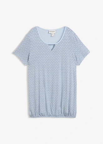 T-shirt à base élastiquée, manches courtes