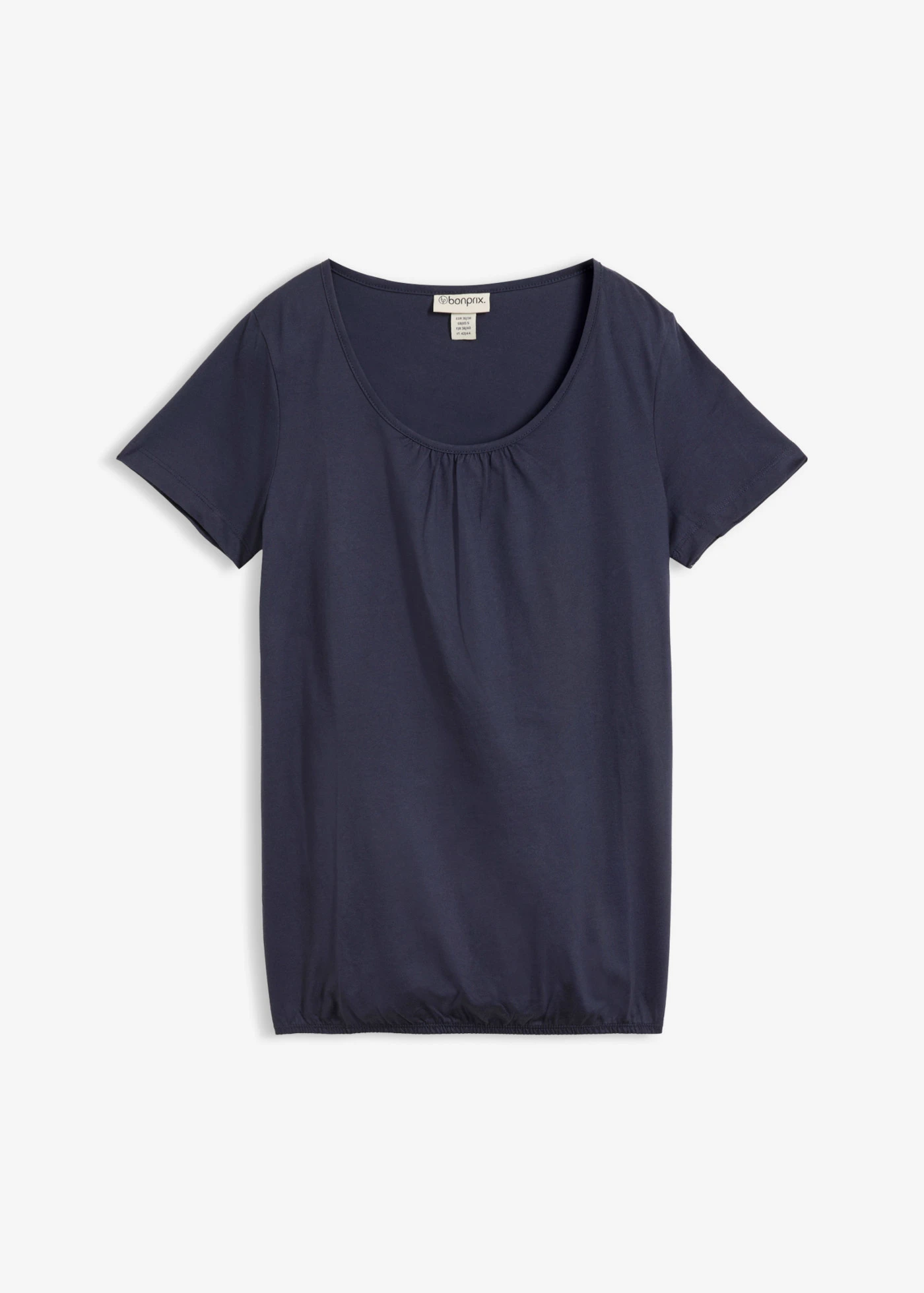 Katoenen shirt, korte mouw • donkerblauw • bonprix online shop