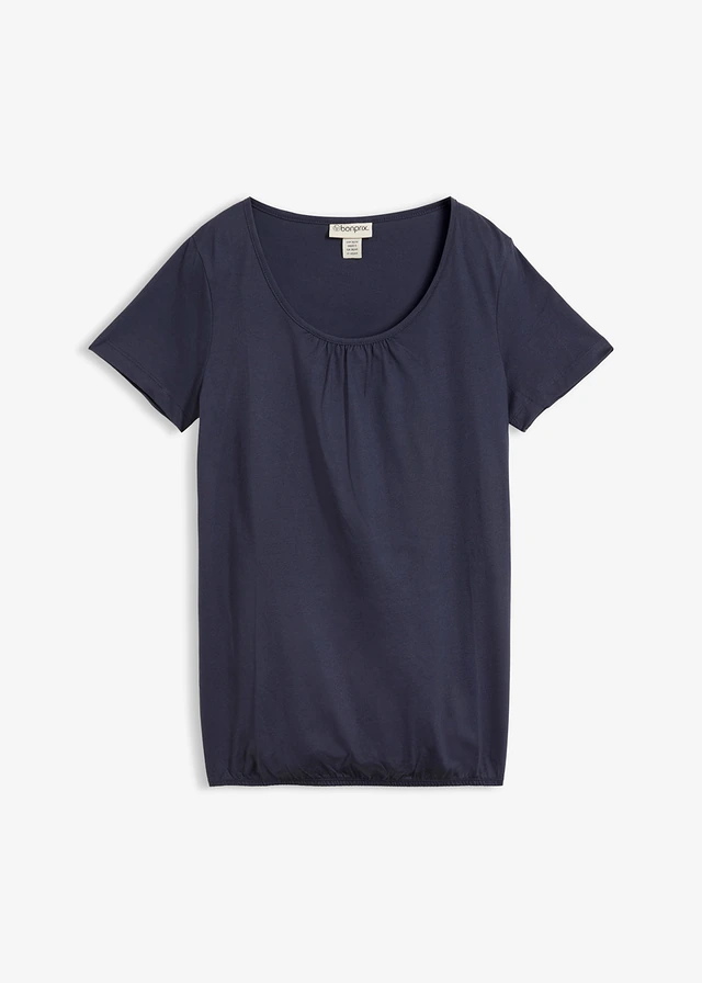 T-shirt 100% coton • bleu foncé • Boutique bonprix