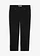 Pantalon 7/8 en bengaline avec taille élastiquée, Couleur: noir