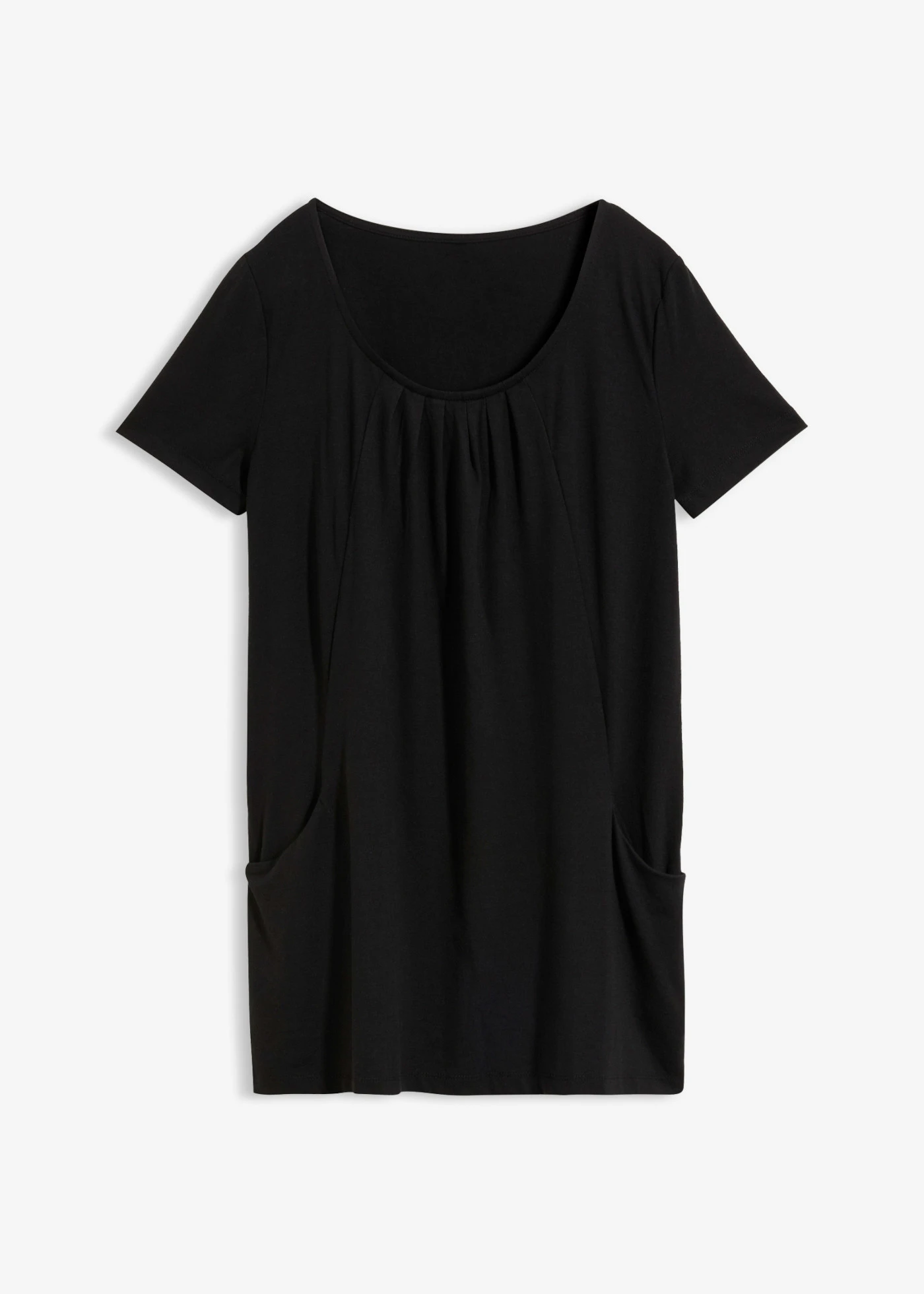 Longshirt met viscose • zwart • bonprix online shop