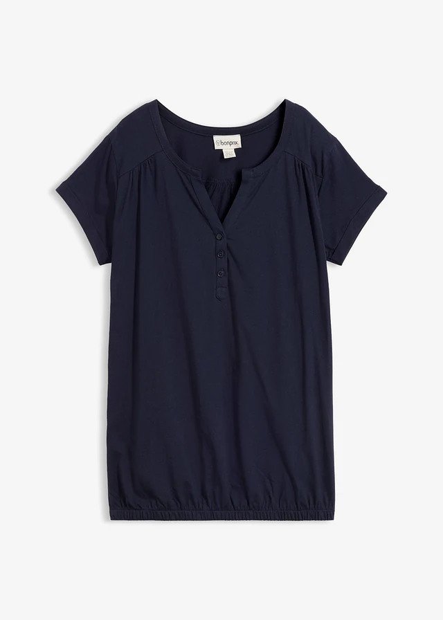 Katoenen shirt, korte mouw
