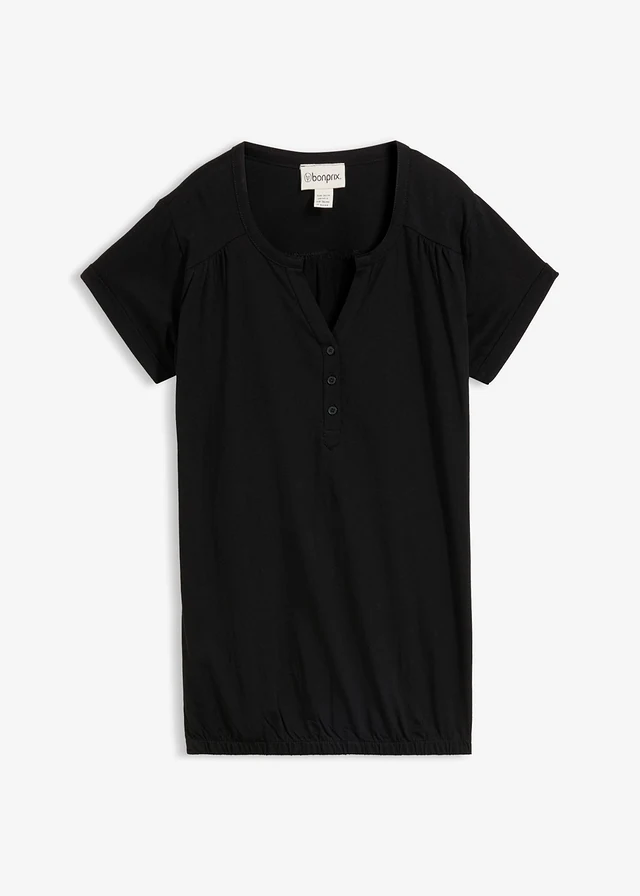 Katoenen shirt, korte mouw