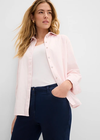 Mid waist jeans met comfortband, straight • donkerblauw • bonprix online shop