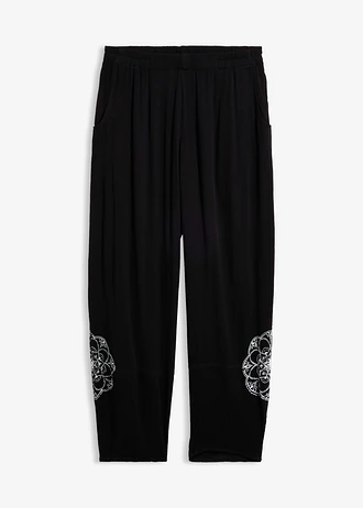 Pantaloni tip șalvari din viscoză