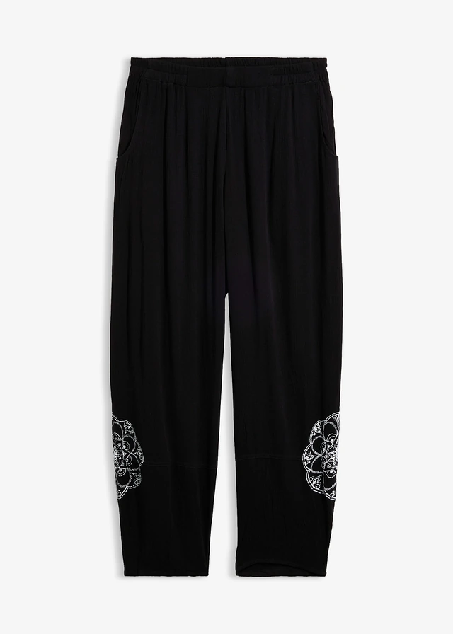 Harembroek van viscose • zwart • bonprix online shop