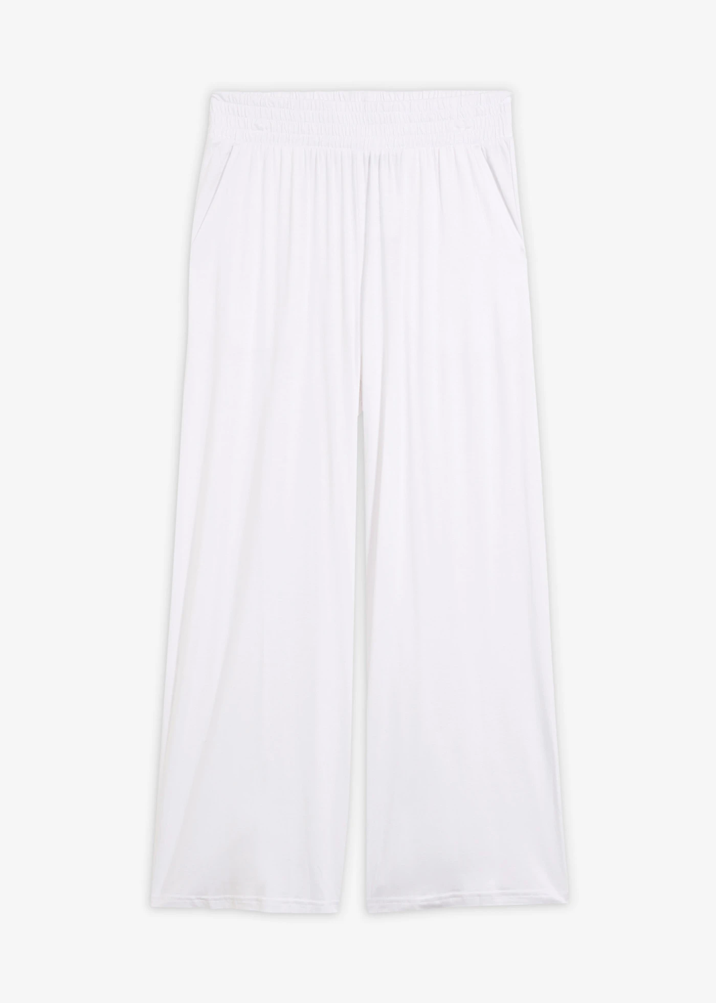 7/8 jersey broek van een soepele viscosemix • wit • bonprix online shop