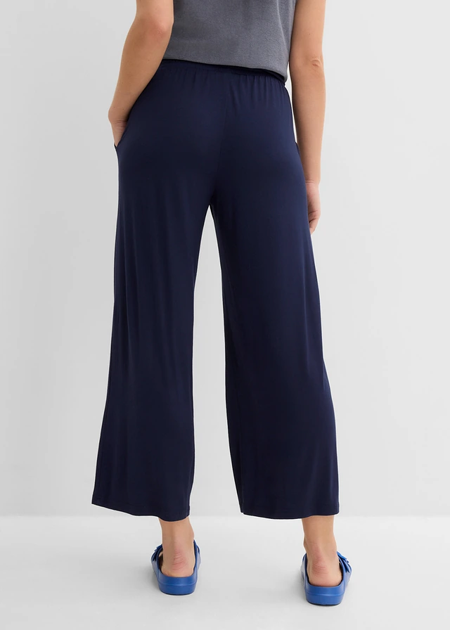 7/8 jersey broek van een soepele viscosemix • donkerblauw • product-page.page-title-suffix