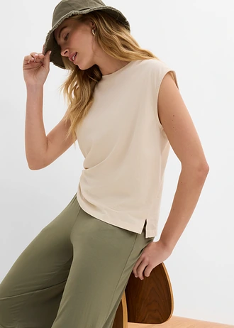 7/8 jersey broek van een soepele viscosemix • olijfgroen • bonprix online shop