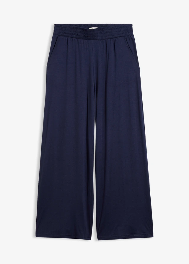 7/8 jersey broek van een soepele viscosemix • donkerblauw • bonprix online shop