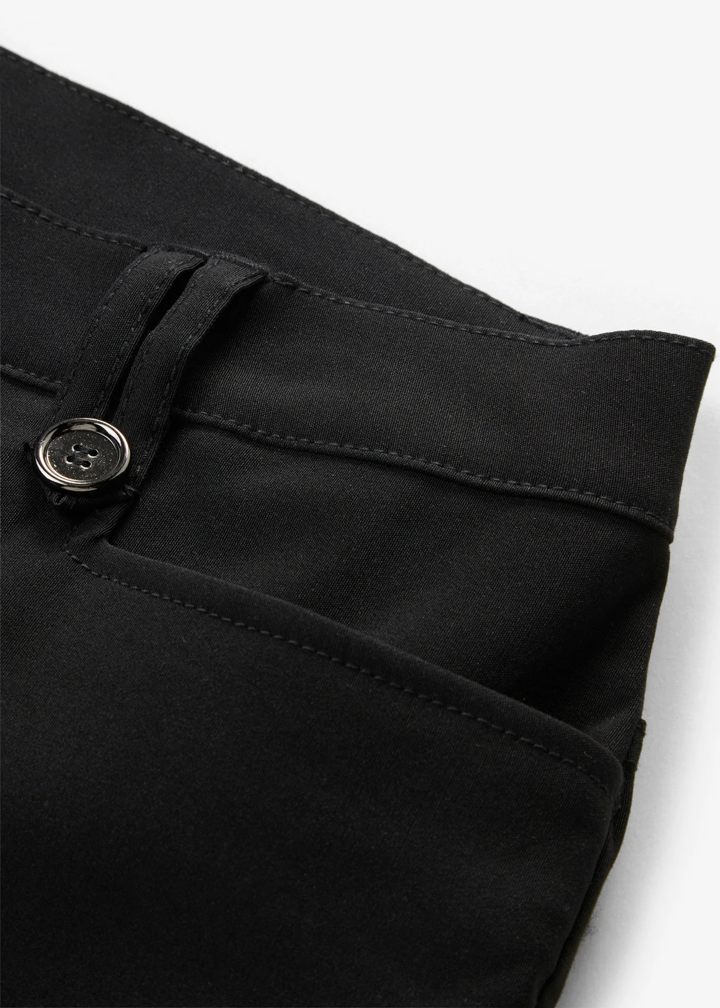 7/8 bengaline broek met comfortband • zwart • bonprix online shop