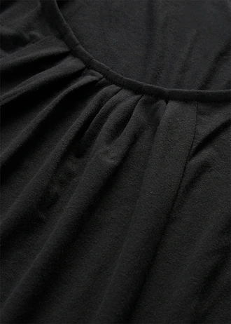 Longshirt met viscose • zwart • bonprix online shop