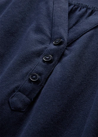 Katoenen shirt, korte mouw • donkerblauw • bonprix online shop