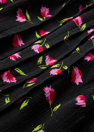 Tunique 100% viscose • noir floral • Boutique bonprix