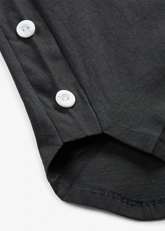 Wijd T-shirt van biologisch katoen • zwart • bonprix online shop