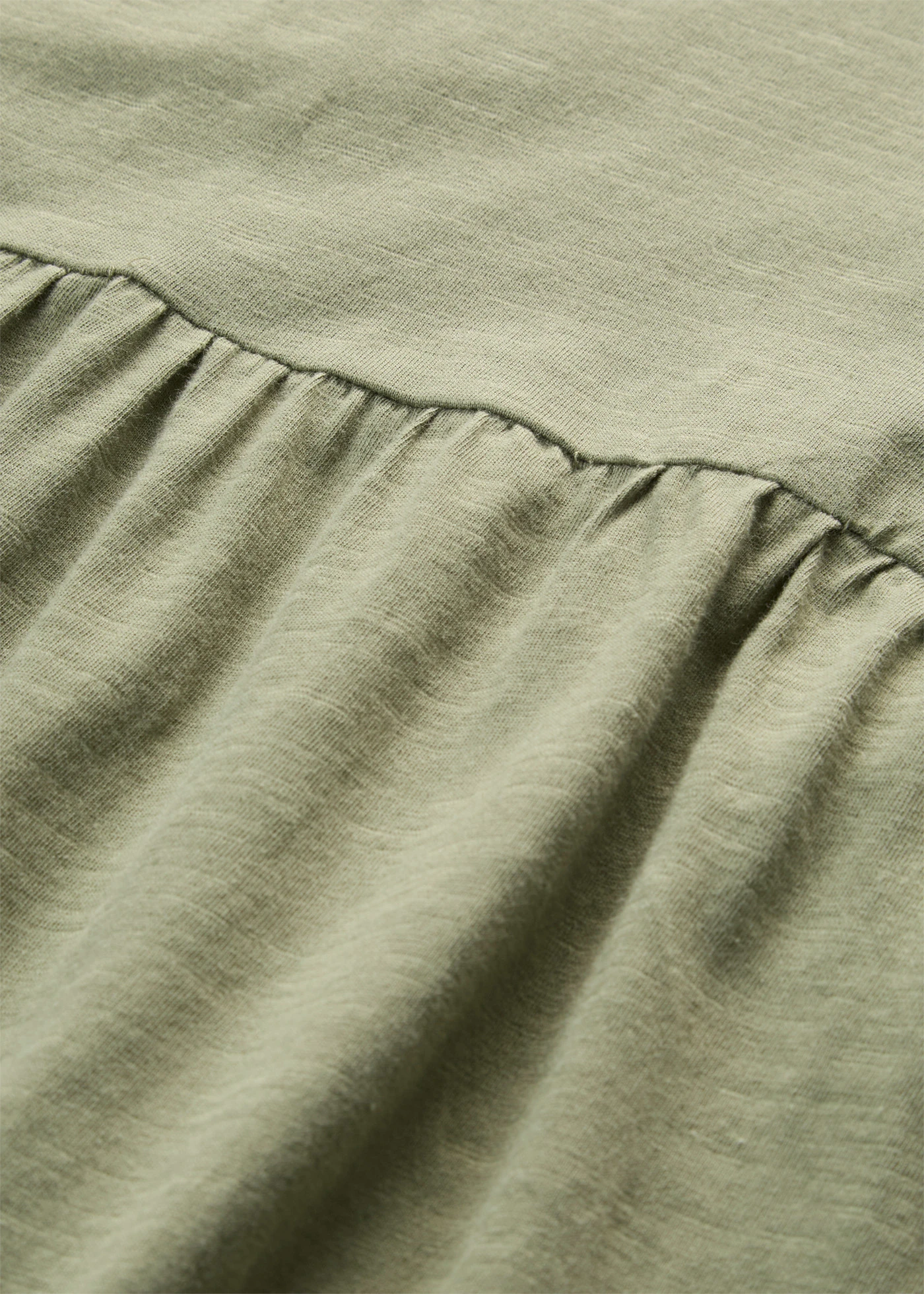 Midi jurk van puur biologisch katoen • olijfgroen • bonprix online shop