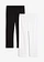 Lot de 2 leggings corsaire, Couleur: blanc + noir