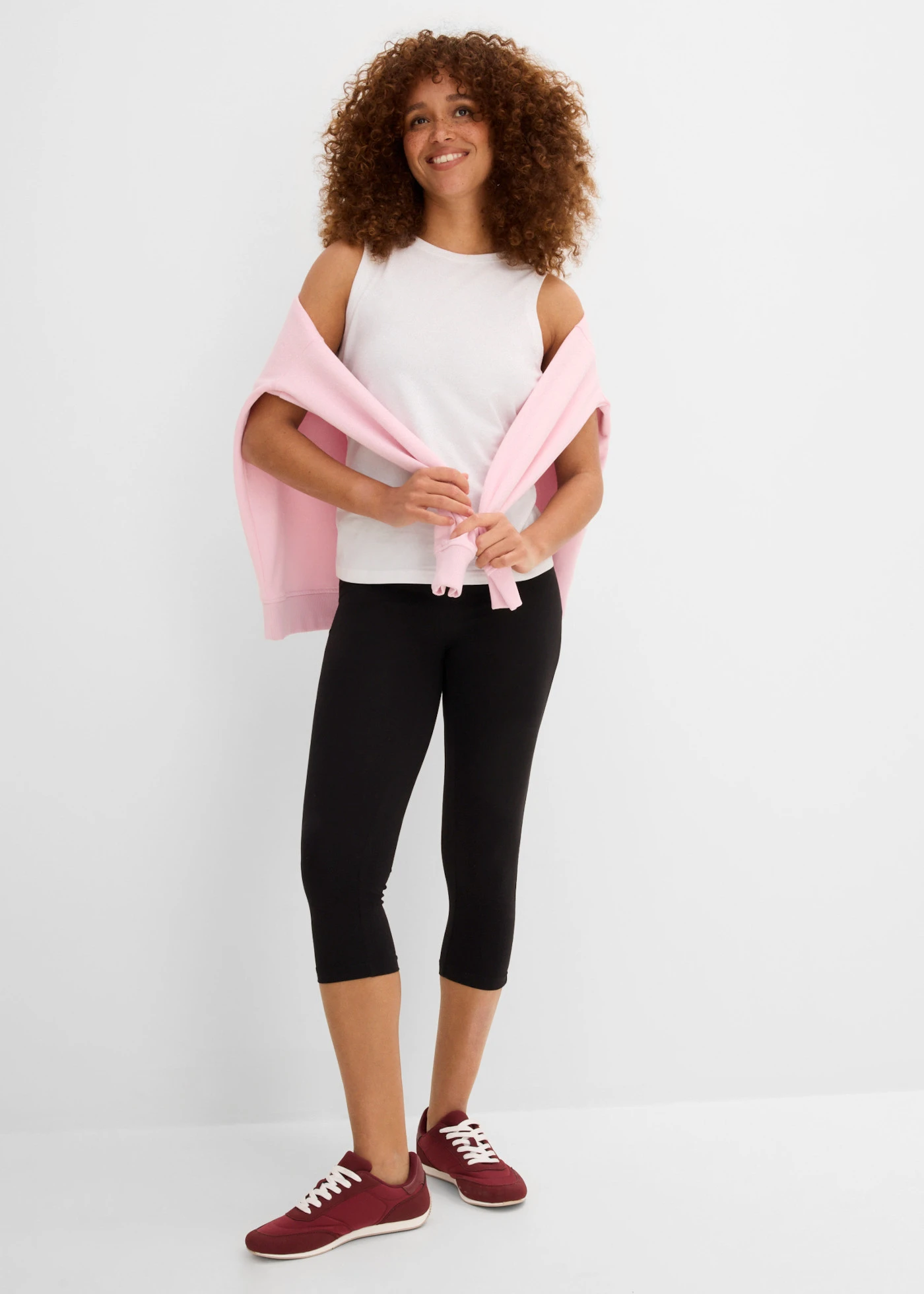 Lot de 2 leggings corsaire • noir • Boutique bonprix