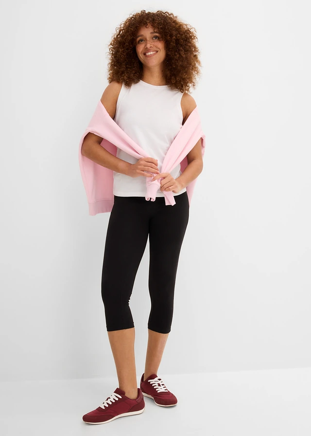 Caprilegging (set van 2) robijnrood