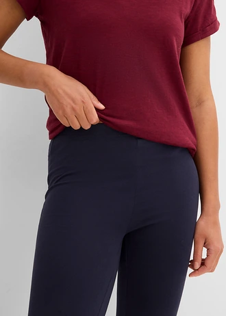 Slim fit capri legging (set van 2) • donkerblauw+zwart • bonprix online shop