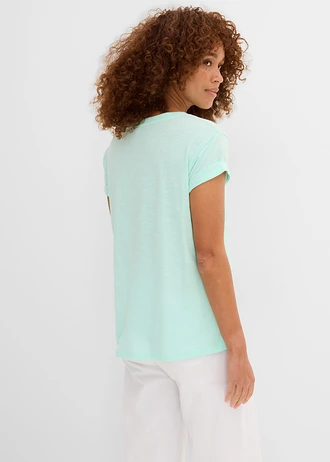 T-shirt boxy, Couleur: menthe clair