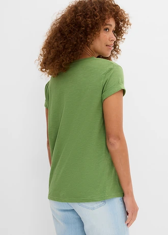 Boxy shirt, Kleur: groen