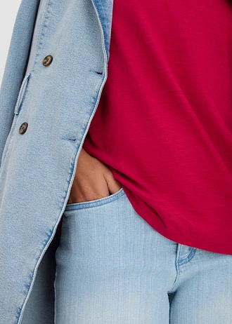 Boxy shirt • bessenrood • bonprix online shop