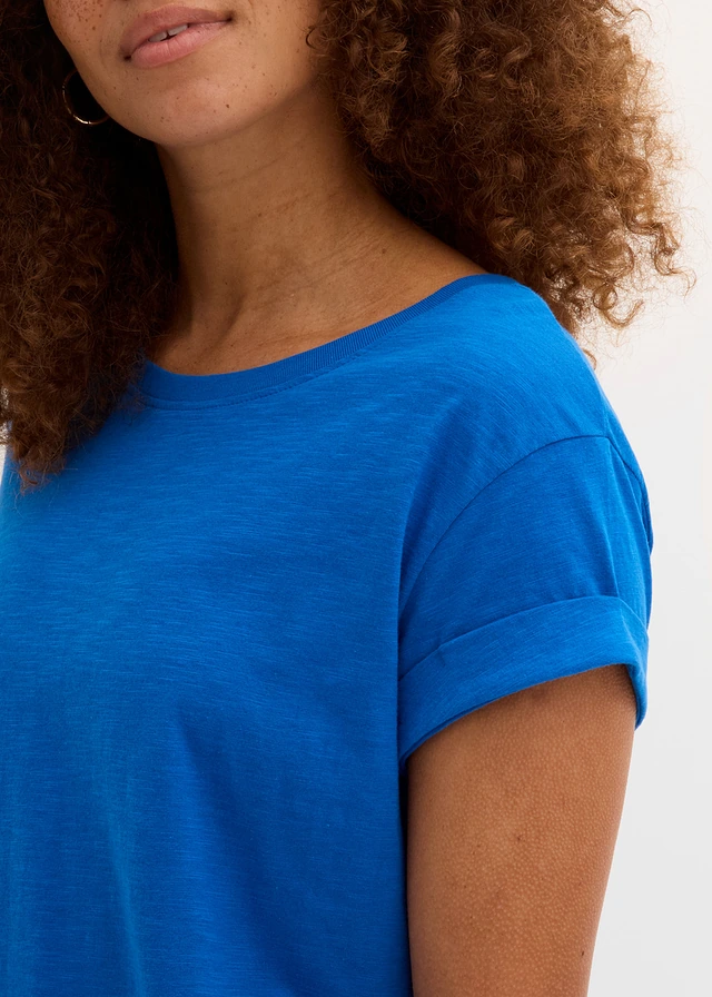 T-shirt boxy • bleu azur • product-page.page-title-suffix