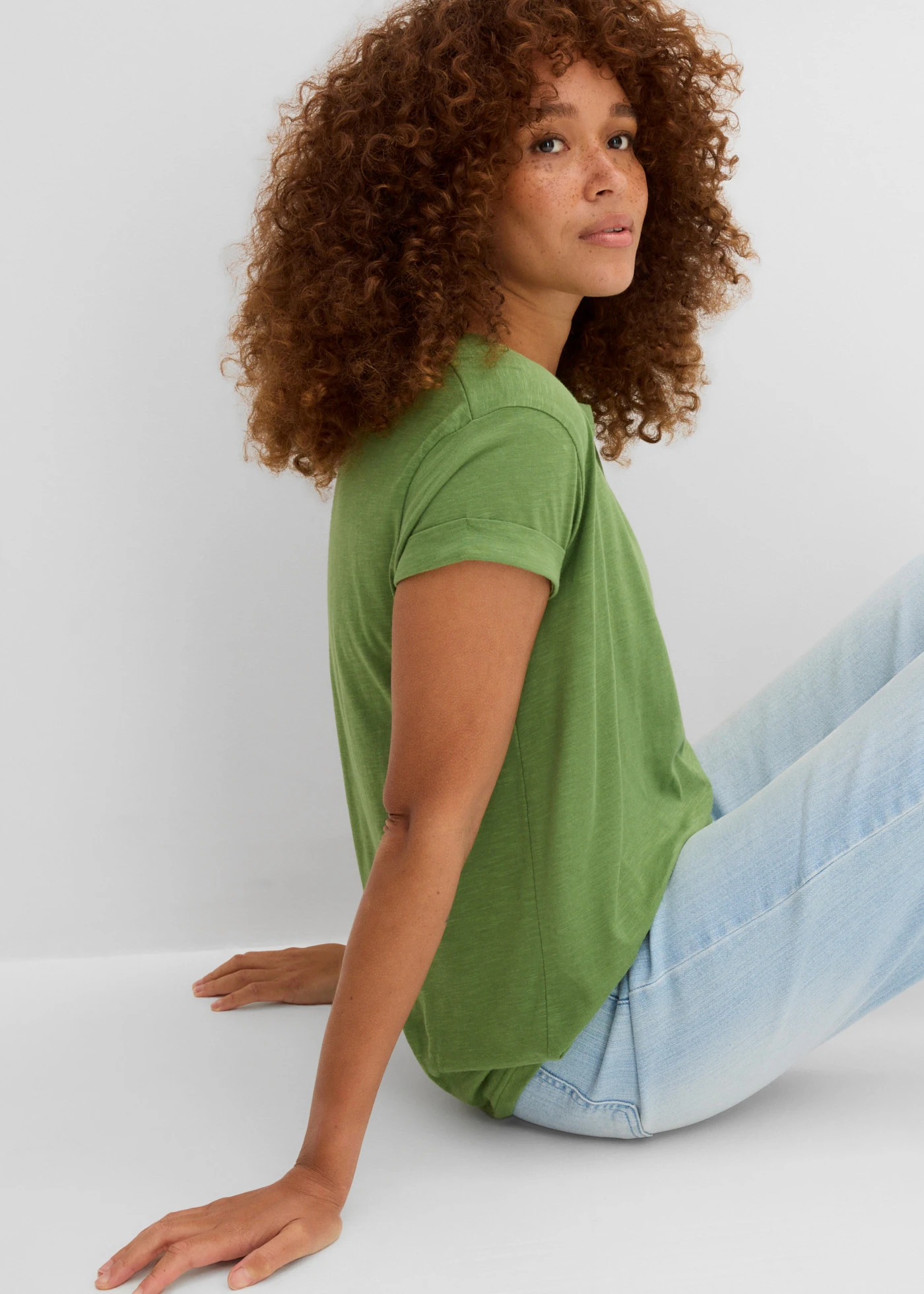 Boxy shirt • groen • bonprix online shop