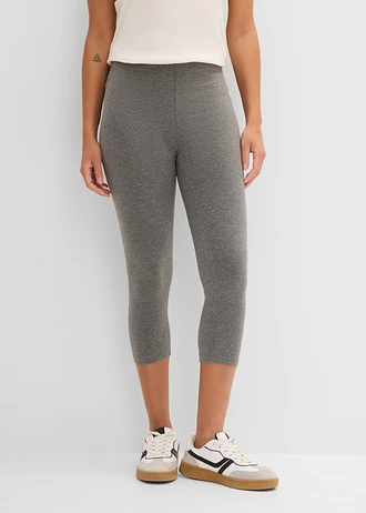Lot de 2 leggings corsaires, Couleur: gris-noir