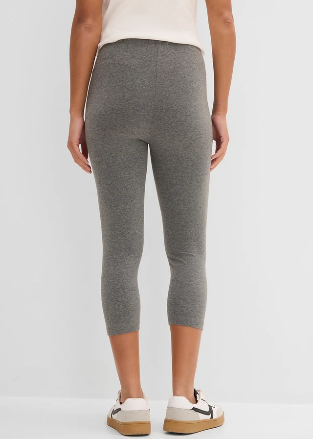 Legginsy rybaczki (2 pary), kolor: szary + czarny