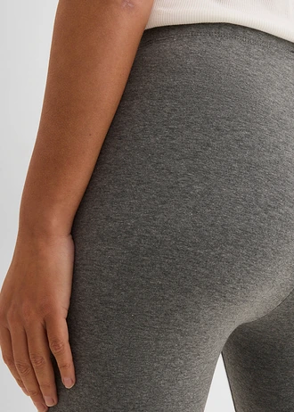 Capri legging (set van 2) • grijs-zwart • bonprix online shop