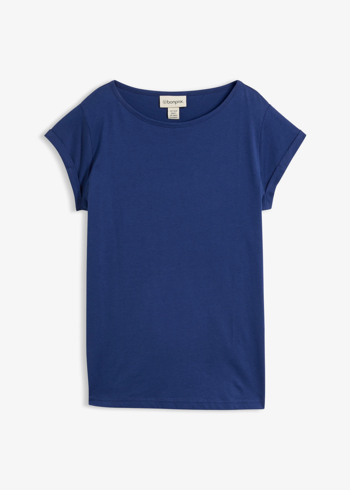 T-shirt van puur katoen • middernachtblauw • bonprix online shop