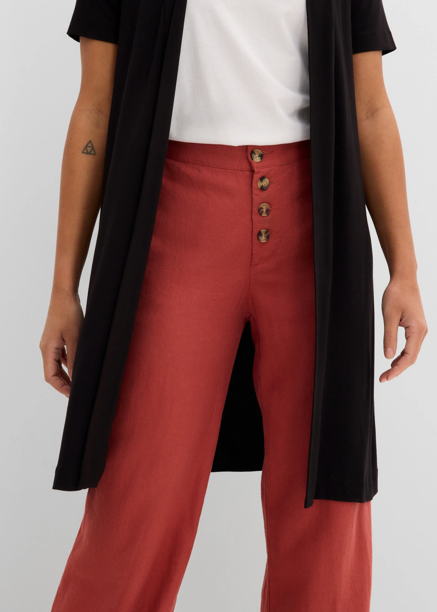 Shirtvest van zachte viscose • zwart • bonprix online shop