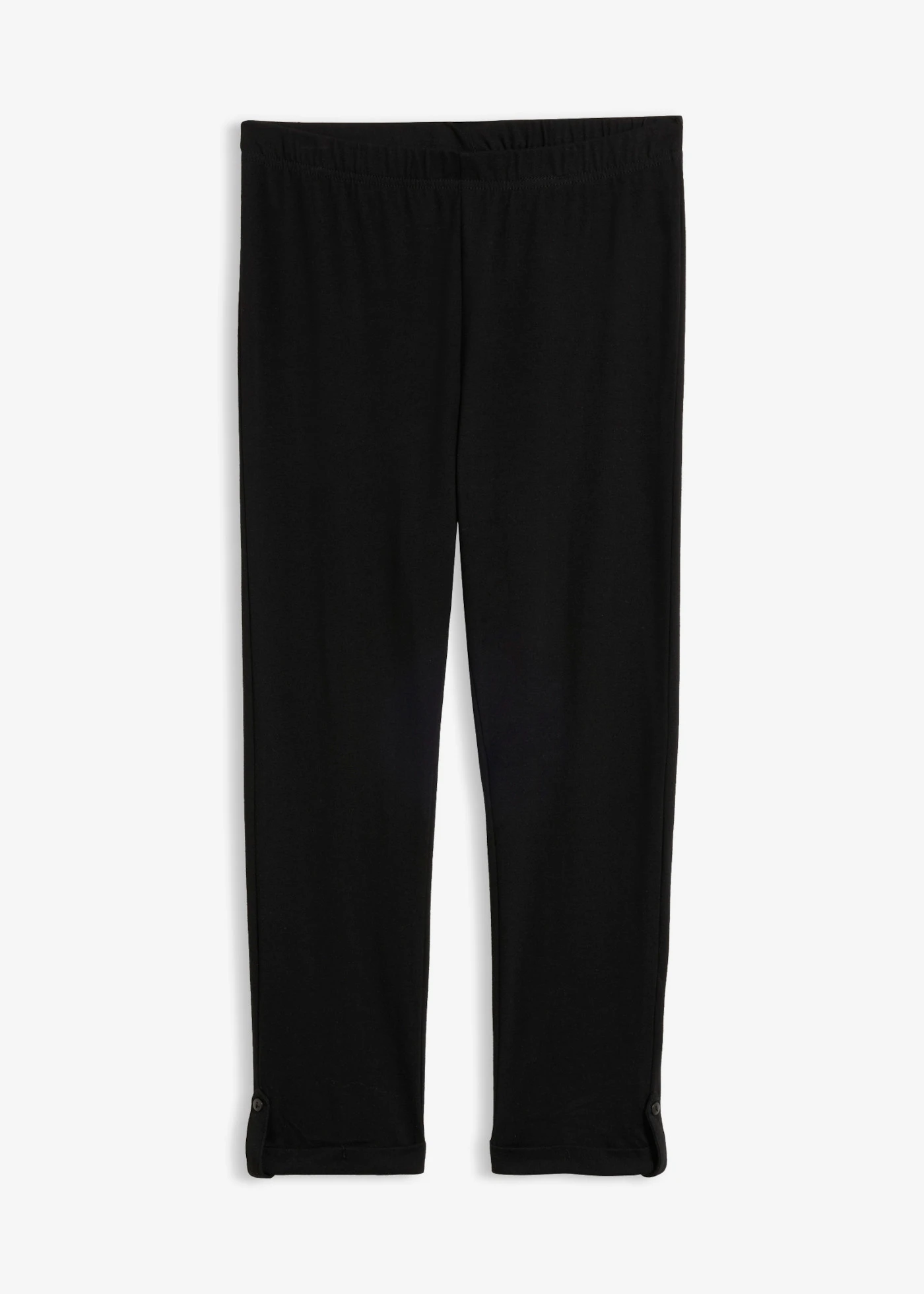 3/4 legging met turn-ups • zwart • bonprix online shop