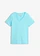 T-shirt 100% coton, Couleur: bleu lagon