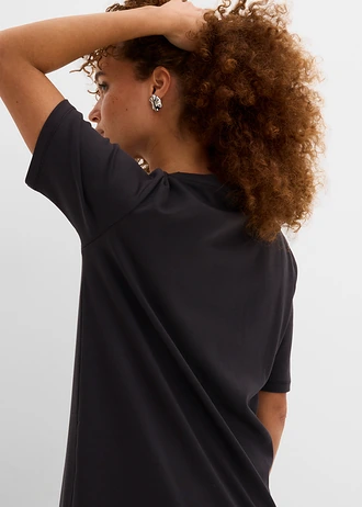 Sukienka T-shirtowa (2 szt.) • czarny+czarny • sklep bonprix