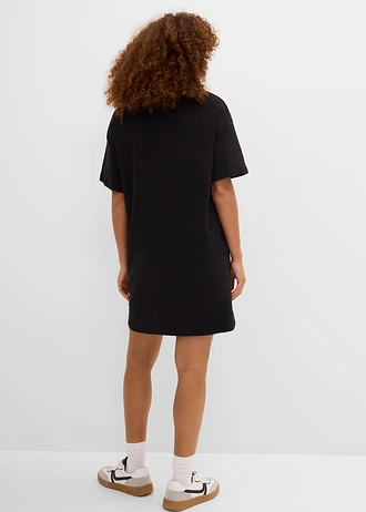 Lot de 2 robes oversize 100% coton, Couleur: noir