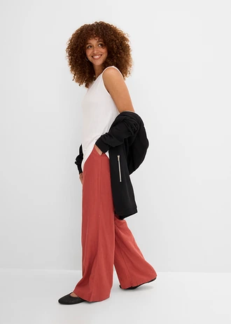 Lot de 2 débardeurs longs en viscose douce, Couleur: blanc + noir