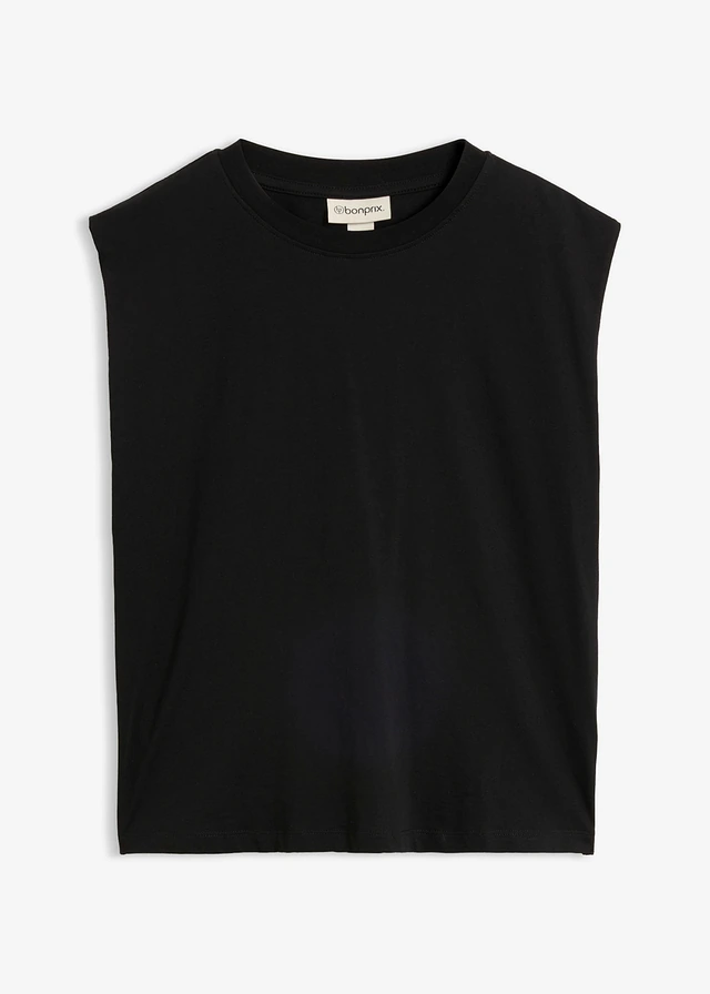 Overseized shirt van biologisch katoen • zwart • bonprix online shop