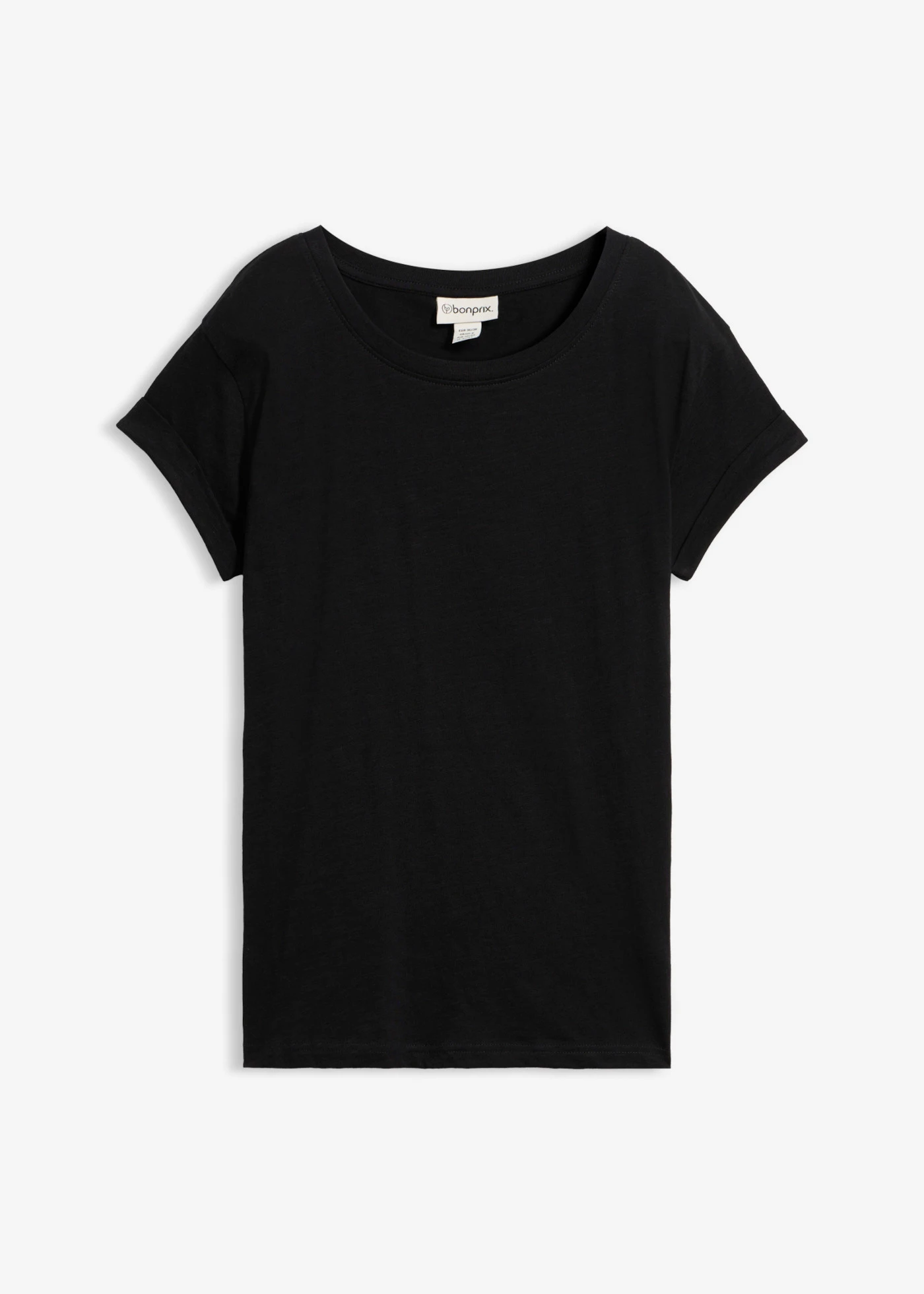 Boxy shirt • zwart • bonprix online shop