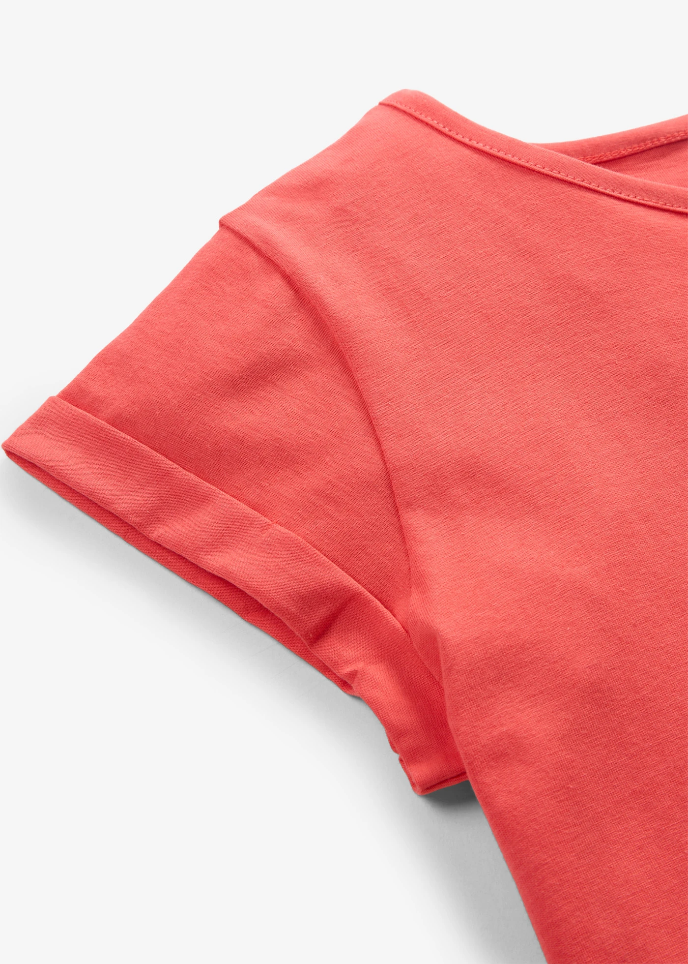 T-shirt van puur katoen • kreeftrood • bonprix online shop